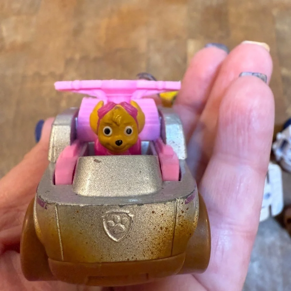 Paw Patrol Rescue Off Road Series Muddy Vehicles Set of 5 True metal Die Cast